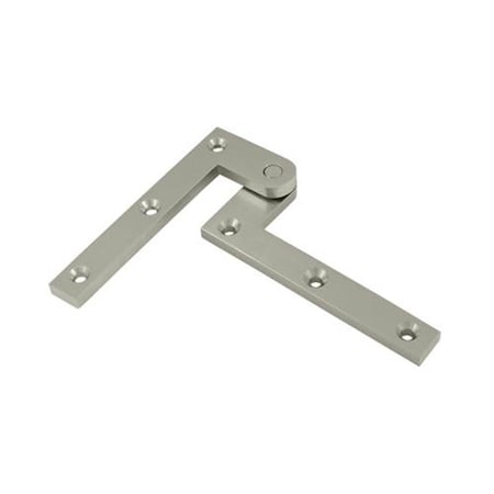 Patioplus 4.37 x 0.62 x 1.87 in. Hinge, Satin Nickel - Solid PA134482